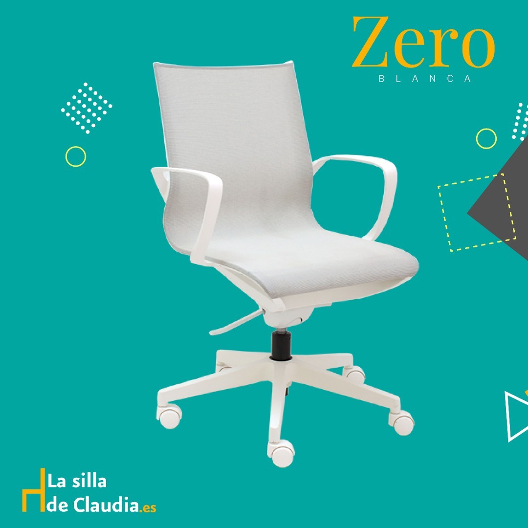 🤍 Novedad 2025: ¡Ilumina tu espacio con la elegancia del blanco! 🤍 La Silla Giratoria Zero en versión blanca es la opción ideal para dar frescura y luminosidad a tu entorno, manteniendo un diseño limpio y moderno.  🔸 Estructura blanca pura que aporta una estética sobria y elegante. 🔸 Asiento de malla gris que no solo destaca visualmente, sino que también asegura transpirabilidad y confort duradero. 🔸 Perfecta para oficinas, espacios de trabajo y salas de reuniones.  🌟 El equilibrio perfecto entre funcionalidad y diseño. 🛒 ¡Consíguela ahora en La Silla de Claudia!  #SillaGiratoriaZero #DiseñoModerno #EspaciosLuminosos #ComodidadTodoElDía #OficinaConEstilo