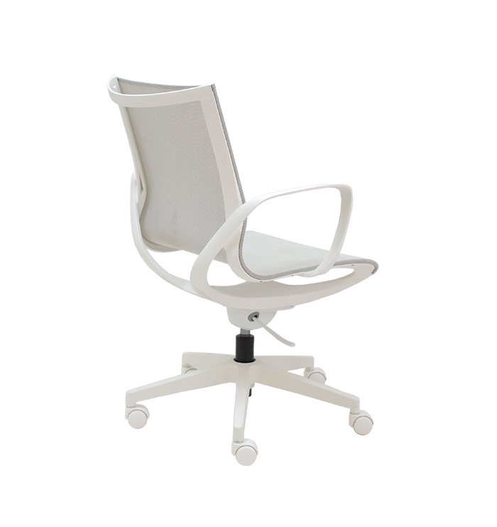 Silla giratoria Zero blanca