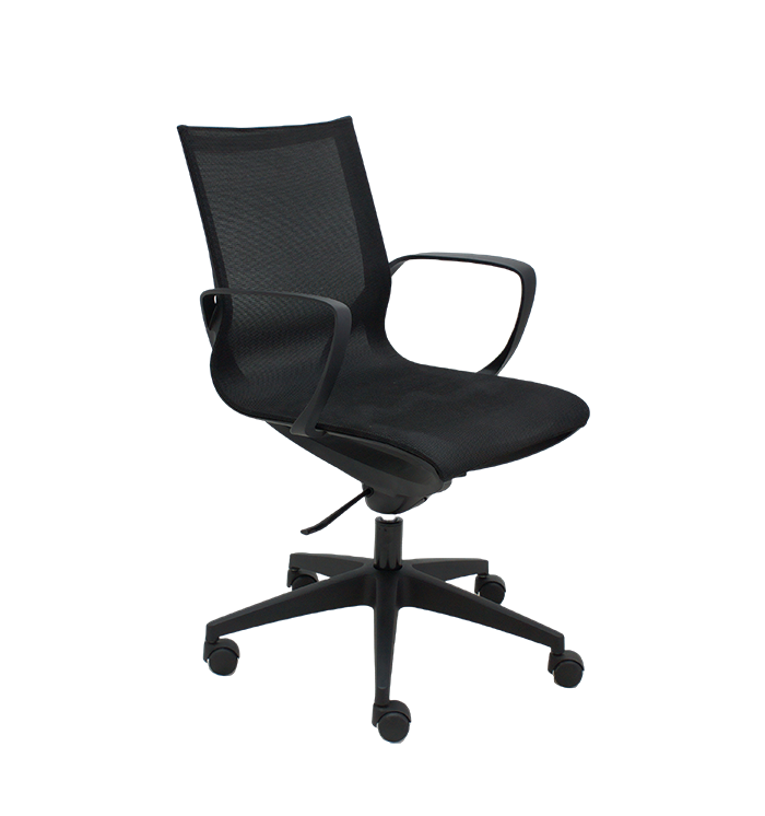 Silla Giratoria Zero Negra