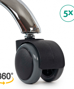 Ruedas goma silla giratoria 11/50mm